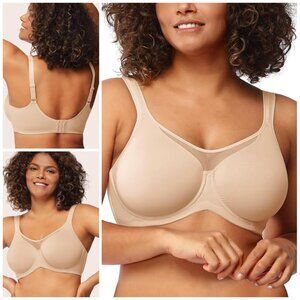 HSIA Minimizer Bras for Women Plus Size Full Coverage T Shirt Unlined Bra